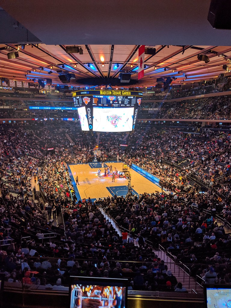 My First Game At Madison Square Garden Eat Some Choi